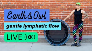 LIVE Gentle Lymphatic Drainage Rebounding Workout for Beginners and Seniors with Earth amp Owl [upl. by Giselle319]