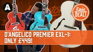 SAVE £250 on the DAngelico Premier EXL1  The Best Guitar To Start Playing Jazz [upl. by Neelahs]