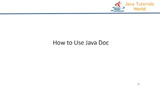 How to Generate JavaDocumentation using java doc tool  java doc command [upl. by Martelle955]