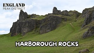 Peak District  Visiting the beautiful Harborough Rocks England [upl. by Urian236]