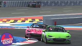 Primera carrera de la nueva temporada iRacing  Charlotte Roval  MX5  Heikki360ES [upl. by Jeana976]