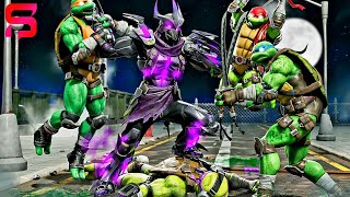 Shredder VS Teenage Mutant Ninja Turtles  Heroes Final Fight Fortnite [upl. by Aileda523]