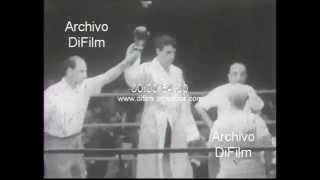 DiFilm  Alejandro Lavorante vs Jose Giorgetti  Boxeo 1960 [upl. by Eitsirhc]