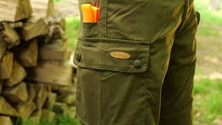 Die Jagd und Outdoorhose Hubertus OS 30 Hirschfänger im Detail erklärt [upl. by Eneri]