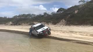 WORST 4WD RECOVERY EVER Fraser Island [upl. by Laumas691]