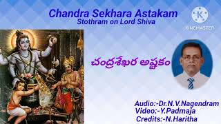 శ్రీ చంద్ర శేఖర అష్ఠకమ్  Sri Chandrasekhara Astakam DrNVNagendram YPadmajaNHaritha [upl. by Quiteris458]