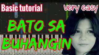 Bato sa buhangin  Cinderella  Easy Piano [upl. by Alwyn]