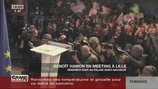 Benoît Hamon en meeting à Lille [upl. by Netneuq]