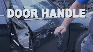 How To Remove a Car Door Handle  2011 Subaru Impreza [upl. by Nhtanhoj73]