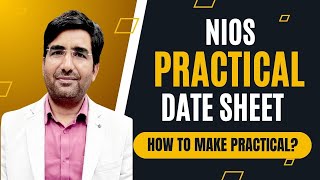 NIOS October 2024 Practical Exam Date Sheet  Solved NIOS Practical [upl. by Epuladaugairam]