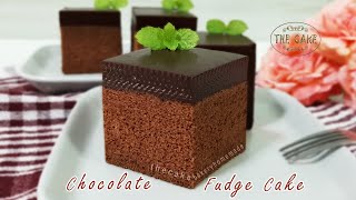 Chocolate Fudge Cake Recipe  By The Cake [upl. by Leo]