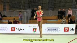 Ekaterina Lisina RUS  Junior 12  New Years Cup Ljubljana 2015 [upl. by Dorrahs355]