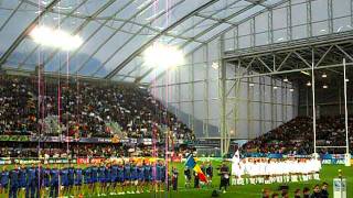 RWC 2011 England vs Romania  Sing National Anthem [upl. by Poole]