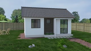 Compact Elegance 29 Sq M Tiny House Tour  65m x 45m [upl. by Heinrik530]