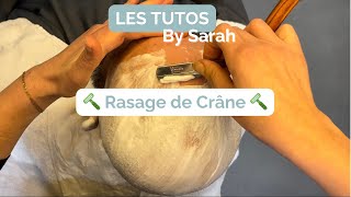 LES TUTOS BY SARAH  RASAGE DE CRÂNE 🪒✨ [upl. by Treblihp]