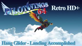 Pilotwings 64 Hang Glider  Landing Accomplished Retro HD [upl. by Clementas]