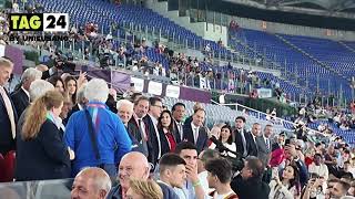 Europei Atletica 2024 Iapichino d’argento salto in lungo l’abbraccio con Mattarella in tribuna [upl. by Beberg]