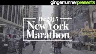 THE 2015 NEW YORK CITY MARATHON 60fps  The Ginger Runner [upl. by Xad918]