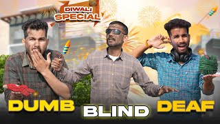 DUMB BLIND DEAF  DIWALI SPECIAL  KANGRA BOYS [upl. by Ettenim498]