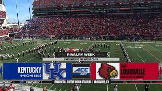 Kentucky vs 10 Louisville Football Highlights 11252023 [upl. by Aibar]