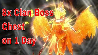 8x Clan Boss Chest on 1 Day  Legendary Champ Crafting  F2P  Raid Shadow Legends [upl. by Aliza]