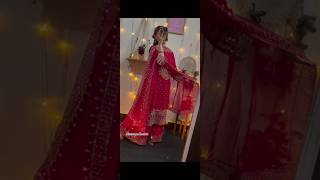 Pink Punjabi suit plazo fashion viralvideo trending punjabiclothes suit [upl. by Oirromed]