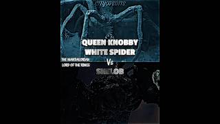 Shelob vs Queen Knobby White Spider themandalorian lordoftherings wisedit whoisstronger [upl. by Bunnie]