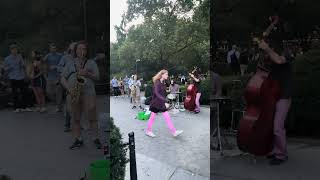 Washington Square Park Musicians late808 jazz band [upl. by Bertrand]