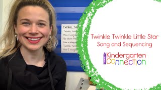 Twinkle Twinkle Little Star  PreK and Kindergarten Song and Sequencing [upl. by Luella]