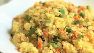 SEMOLINA UPMA  SUPER EASY  DELICIOUS amp QUICK RECIPIE  crunchy amp tangy [upl. by Ennayelhsa]