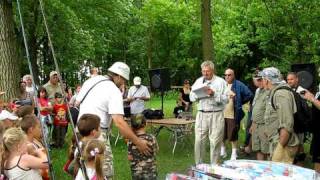 Bentley Fishing USA at annual kids fishing derby  organized by Polish Fishing and Hunting Club [upl. by Eened]