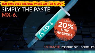 How long does thermal paste last thermalpaste [upl. by Hanaj]