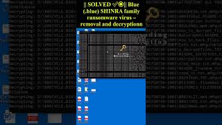 Blue blue SHINRA family ransomware virus shorts trending blue [upl. by Emil]