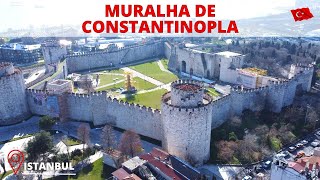 TURQUIA A ANTIGA MURALHA DE CONSTANTINOPLA [upl. by Goddord78]