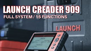 Launch Creader 909 OBD2 Diagnostic Tool  Immo Programming ABS Bleeding [upl. by Einoj148]