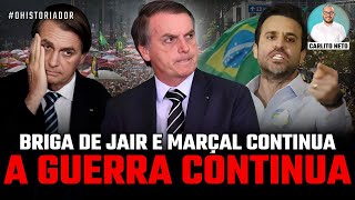 GUERRA ENTRE BOLSONARO E MARÇAL PIORA DEPOIS DA ELEIÇÃO E COACH VAI PRA CIMA DO MITO [upl. by Lydell]