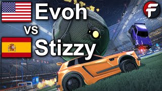 North Americas Newest Import  Evoh vs Stizzy  Rocket League 1v1 Showmatch [upl. by Leinod]