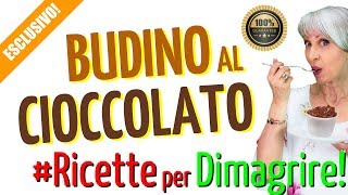 DIMAGRIRE MANGIANDO DOLCI RICETTA BUDINO MENTA e CIOCCOLATO light dietetico senza zucchero [upl. by Ativoj]