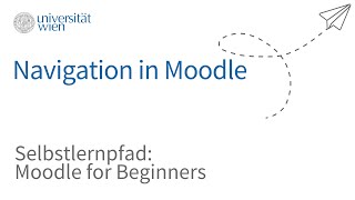 Navigation in Moodle [upl. by Udella]