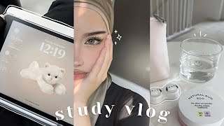 Waking Up at 4AM🎧 uni vlog business student workout routine يوم معي [upl. by Imray]