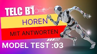 ZERTIFIKAT B1 NEU TELC  MODELLTEST 3  B1 PRÜFUNG MIT LÖSUNGEN [upl. by Aleacem]