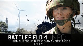 Battlefield 4 Female Soldiers Commander mode and More Leaked Info [upl. by Ariana249]