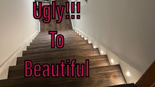 How To Install Stair Lights Recessed Led [upl. by Ayar]