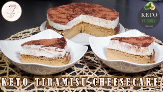 KETO Tiramisu Cheescake  Sernik Tiramisu KETO Recipe  Prosty Sernik  CreEATable Polas Kitchen [upl. by Ahsikam]