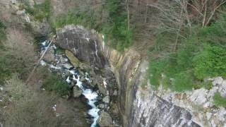 SURVOL DU GUIERS AU FOND DES GORGES DU FROU [upl. by Annuaerb]