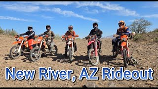 New River AZ Dirt Bike Trails [upl. by Kerwon987]