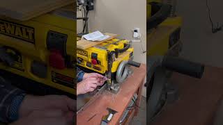 Installing the Wixey digital readout for my dewalt planer woodworking [upl. by Einnob657]