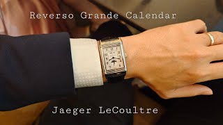 Jaeger LeCoultre Q3758420 Grande Reverso Calendar Moonphase [upl. by Meesaw]