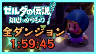 【RTA】ゼルダの伝説 知恵のかりもの オールダンジョン  15945【知恵かり】 [upl. by Avla706]