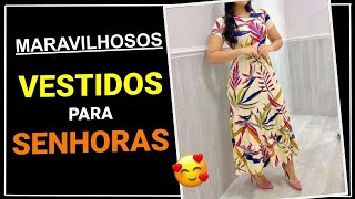 50 Vestidos Elegantes para Senhoras Looks Modernos e Sofisticados para Mulheres Maduras ❤️ [upl. by Ayhdiv]